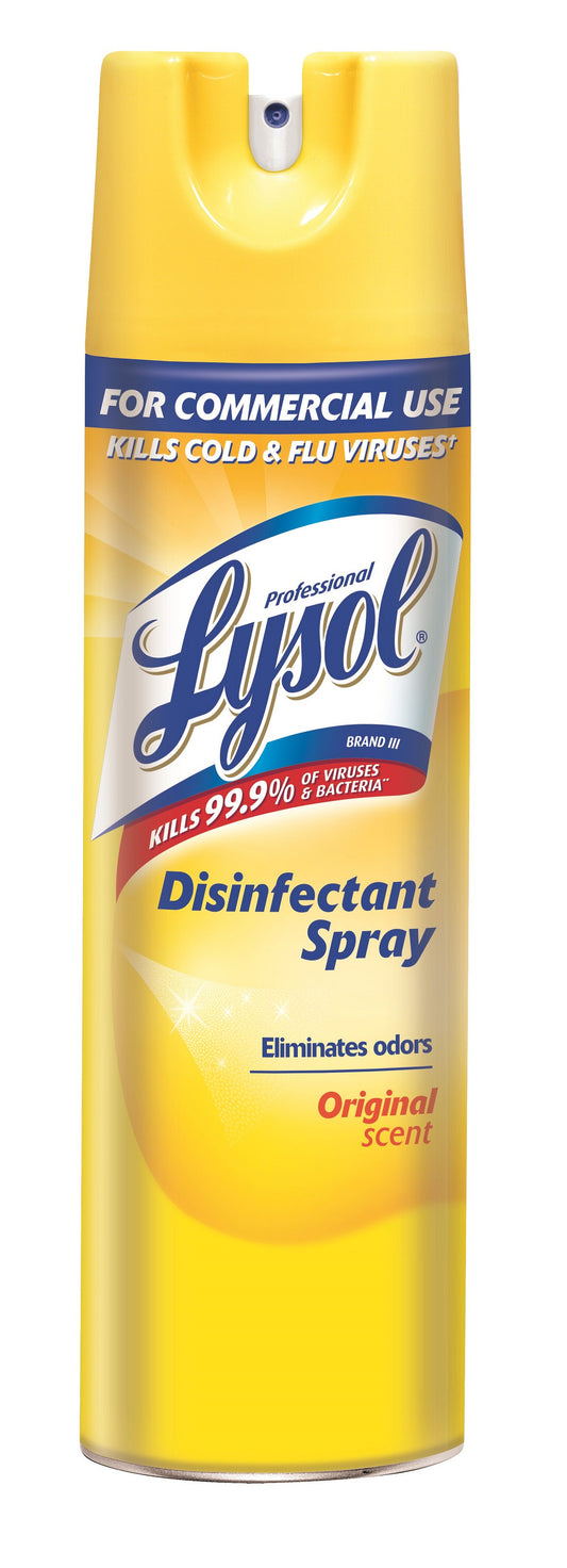 Reckitt Benckiser , Lysol Disinfectant Spray , 19 oz. Original Scent , 12 / cs