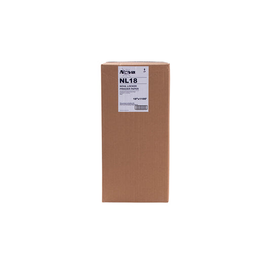 Nova , 18" Freezer Paper White , 1100' Boxed 40# Basis Weight , 1 rl