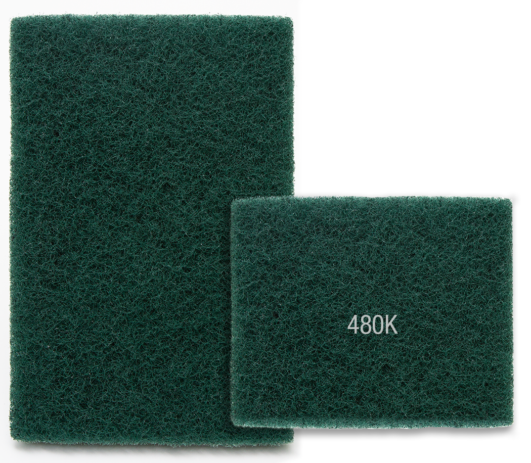 ACS , General Purpose Scouring Pad , Green  6" X 9"  Medium Duty , 6 / 10 cs