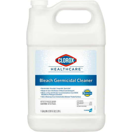 Clorox , Healthcare Bleach Cleaner , 128 oz. Refill  Germicidal , 4 / cs