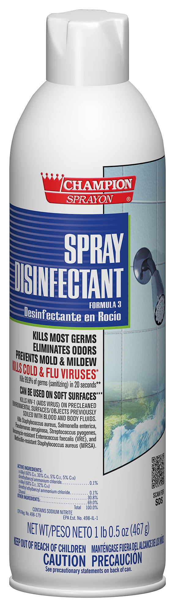 Aerosol Quaternary Disinfectant