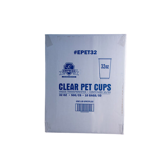 Empress , PET Clear Cup , 32oz , 10 / 50 cs