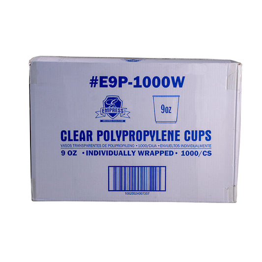 Empress , Polypro Cup Wrapped , 9 oz Clear , 20 / 50 cs