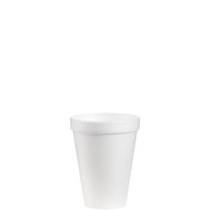 Dart , Foam Cup  , 12 oz White , 40 / 25 cs