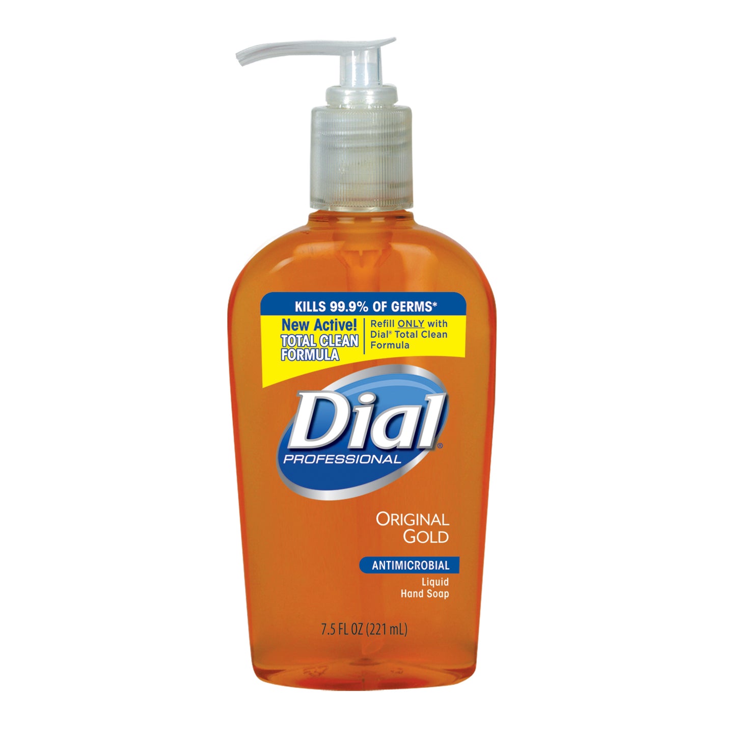 Dial , Gold Liquid Hand Soap , 7.5 oz.  Antimicrobial  E2 , 12 / cs