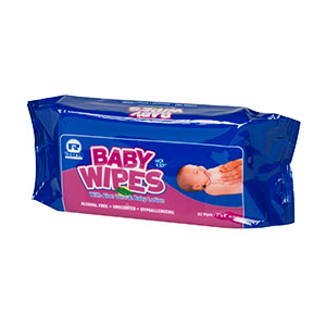 AmerCareRoyal , Baby Wipes Refill , Unscented , 12 / 80 cs