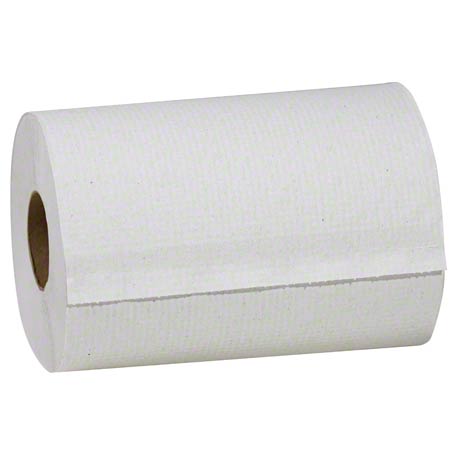 Simple Earth , Hardwound Towel , 8" X 800'  White , 6 Rolls