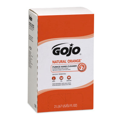 Gojo , Natural Orange Pumice Hand Cleaner , 2000 mL Refill Citrus Scent , 4 / cs