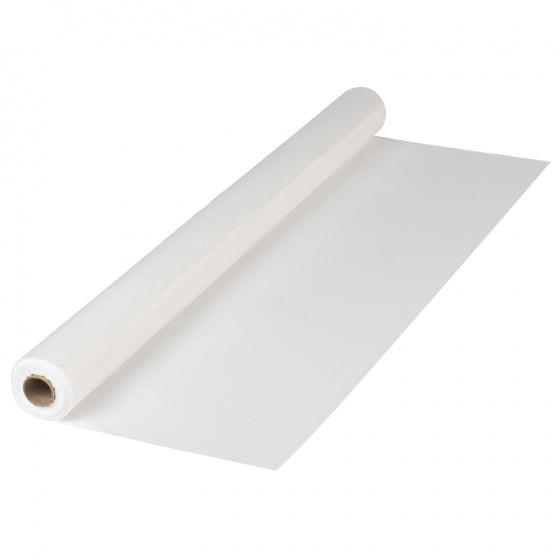 Hoffmaster , Plastic Tablecover Roll , White 40" X 300' , 1 / cs