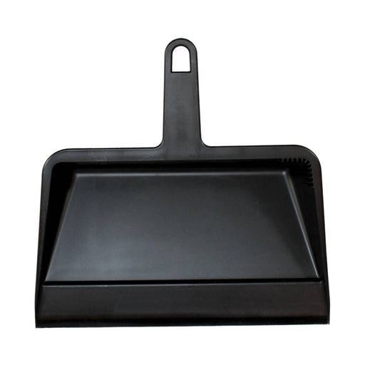 Impact , Plastic Heavy Duty Dust Pan , 12"   Black , 1 / ea