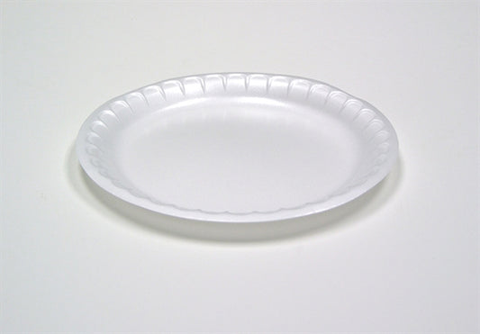 Pactiv , 6" Bread & Butter Foam Plate , Non-Laminated , 1000 / cs