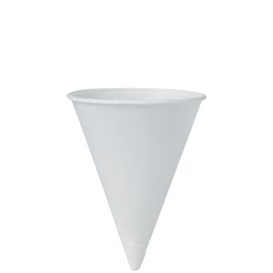 Solo Cup , Cup Conical Water Paper 4.25 oz , Unprinted Boxed , 25 / 200 cs