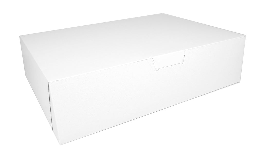 Southern Champion , Non-Window Sheet Cake / Utility Box , White 19" X 14" X 5" , 50 / cs