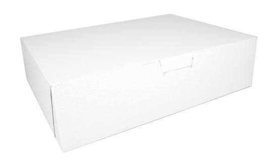 Southern Champion , Non-Window Sheet Cake / Utility Box , White 19" X 14" X 5" , 50 / cs